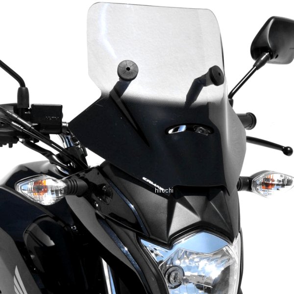 0601XX155 アルマックス ERMAX ノーズスクリーン 45cm 15年-20年 CB125F サテンブラック 060147155 JP店
