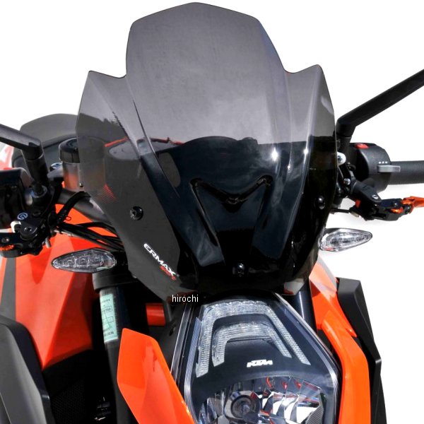 0354XX004 アルマックス ERMAX スポーツスクリーン 37cm 14年-16年 KTM 1290 Super Duke R グレー 035454004 JP店