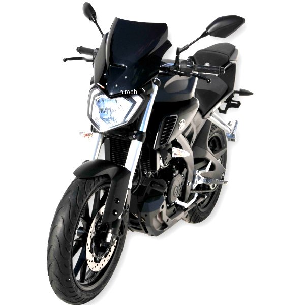 株式会社ヒロチー商事 楽天市場店の0602XX123 アルマックス ERMAX スポーツ スクリーン 36cm 14年-19年 MT-125 サテングレー 060283123 JP店｜アングル2
