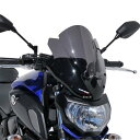 0602Y84-XX アルマックス ERMAX ノーズ スクリーン 39cm 18年-20年 MT-07、FZ-07 クリア 0602Y84-01 JP店(2)