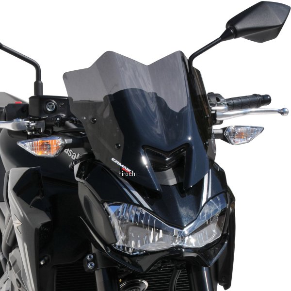 0303096-XX アルマックス ERMAX スポーツ スクリーン 30cm 17年-19年 Z900 ダークブラック 0303096-56 JP店
