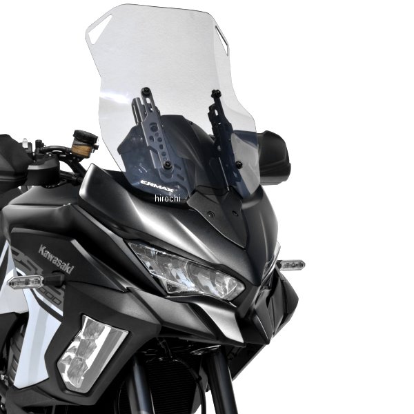 0103S74-XX アルマックス ERMAX ツーリングスクリーン 45cm 19年-20年 VERSYS1000SE ライトブラック 0103S74-03 JP店