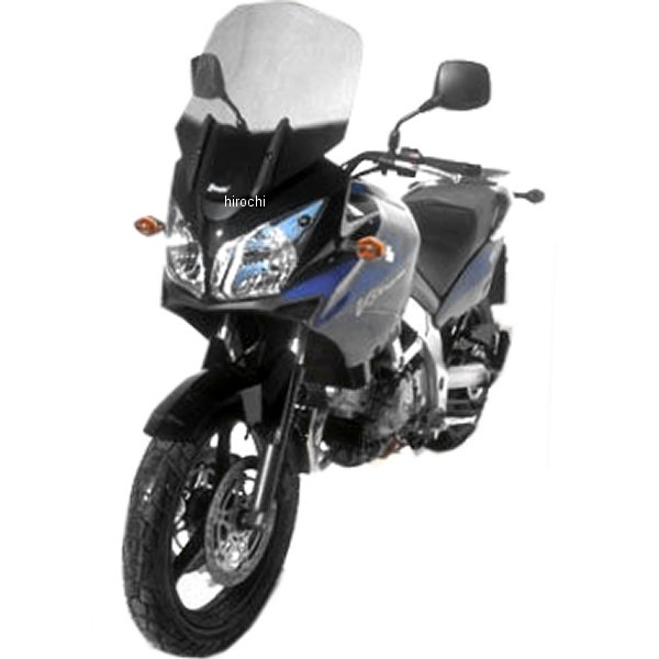 0104V72-XX アルマックス ERMAX ハイプロテクションウインドスクリーン +10cm(49cm)04年-11年 V-Strom1000、DL1000 クリア 0104V72-01 JP店
