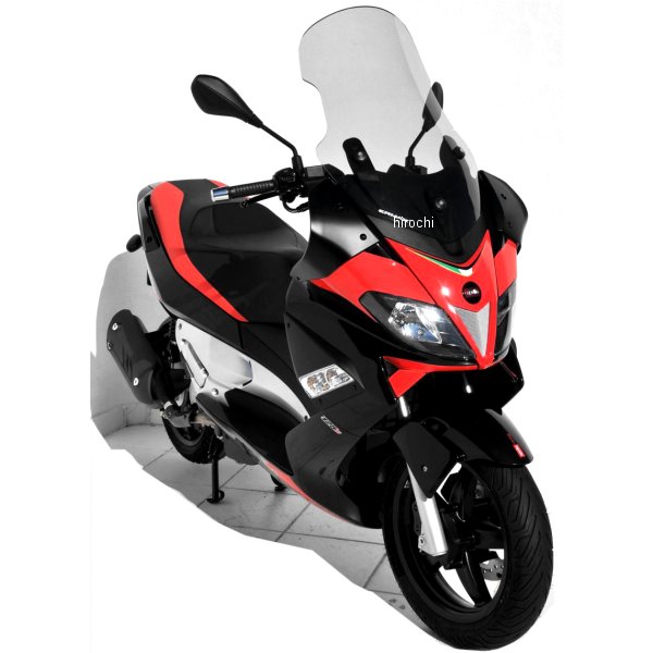 0108XX037-SRMAX125 アルマックス ERMAX ハイプロテクションウインドスクリーン 68cm 11年-18年 アプリリア SR MAX 125 ライトブラック 010803037-SRMAX125 JP店