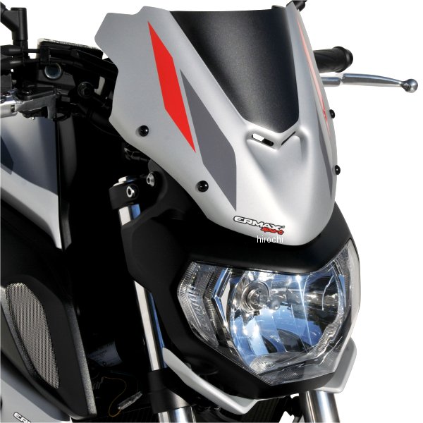 1502Y84-XX アルマックス ERMAX ノーズフェアリング 18年-20年 MT-07、FZ-07 マットグレー/蛍光イエローマット2018 1502Y84-GJ JP店