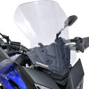 0102XX125 アルマックス ERMAX ハイプロテクション ウインドスクリーン 50cm 15年-17年 MT-09 Tracer 、FJ-09 サテンブラック 010247125 JP店