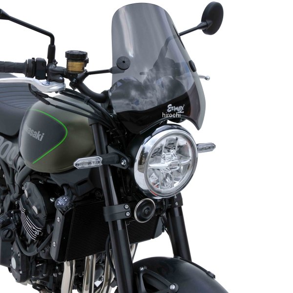 0605XX008 アルマックス ERMAX ウインドスクリーン ミニ レーサー 38cm 17年-19年 CB1100RS 蛍光グリー..