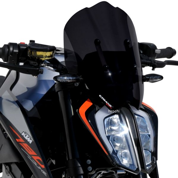0654K06-XX アルマックス ERMAX スポーツスクリーン 32cm 18年-20年 KTM 790 Duke クリア 0654K06-01 JP店
