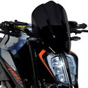 0654K06-XX アルマックス ERMAX スポーツスクリーン 32cm 18年-20年 KTM 790 Duke ライトブラック 0654K06-03 JP店