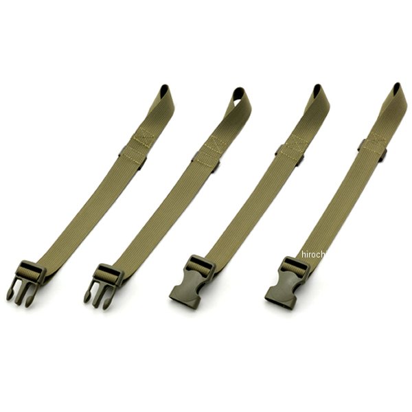 ヘンリービギンズ HenlyBegins シート 固定ベルト 4本セット グリーン 31054 JP店