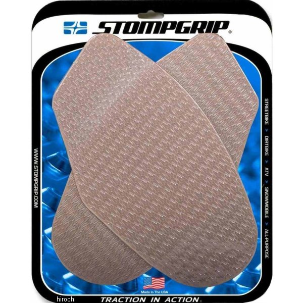 ストンプグリップ STOMPGRIP トラクションパッドタンクキット アイコン05年-06年 スズキ GSX-R1000カラー:クリア材質:エラストマー樹脂レーシングスーツやレザーパンツはもちろん、オフロードウエアやジーンズであってもトラクションを発揮。衰えることがないグリップ力と抜群のトラクション性能により、加速・減速・コーナリング時にしっかりとライダーをサポート。車体ホールドに必要な力を大幅に軽減し、疲労軽減にも大きく貢献します。55-14-0049C楽天 JP店