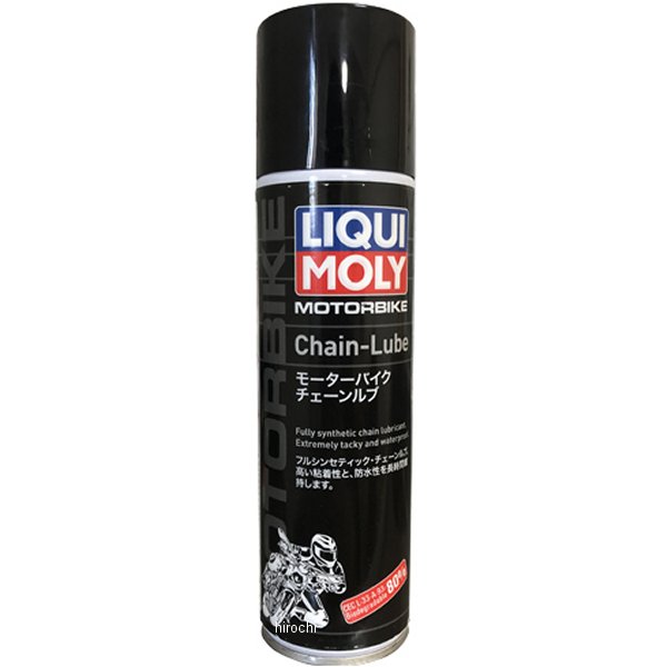 リキモリ LIQUIMOLY Motorbike Chain Lube内容量：250mlスプレー直後はさらさらで、チェーンの各部に浸透し、その後すぐに粘着力が高まり、高速走行においてもオイルが飛び散りにくい。環境にやさしい生分解性。Oリング、Xリングなどのシールチェーン、ノンシールチェーン、共に使用可能。20937楽天 JP店