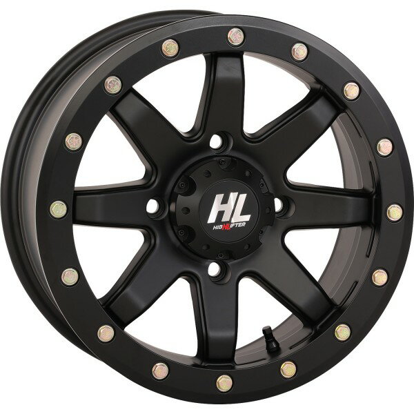 【USA在庫あり】 ハイリフター HIGHLIFTER HL9 ホイール フロント、リア 14×7 4/137 5+2 22年 Pioneer 1000-5 Trail 4x4 マットブラック 0230-1252 JP店