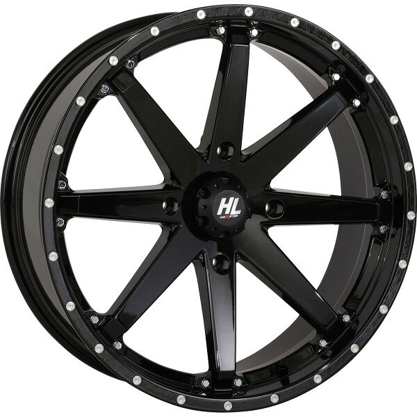 ハイリフター HIGHLIFTER HL10 ホイール フロント、リア 14×7 4/137 5+2 22年 Pioneer 1000-5 Trail 4x4 黒 0230-1273 JP店
