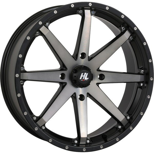 ハイリフター HIGHLIFTER HL10 ホイール フロント、リア 20×7 4/156 4+3 20年-22年 YXZ1000R SS マットブラック/スモーク 0230-1278 JP店
