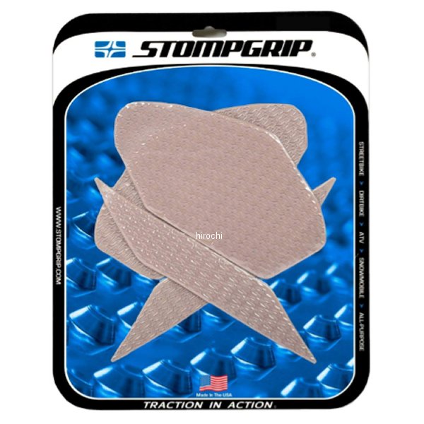 ストンプグリップ STOMPGRIP トラクションパッド タンクキット アイコン 18年Ninja250、Ninja400 クリア 55-14-0149C JP店