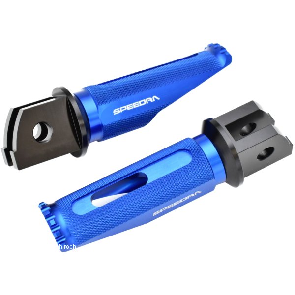 スピードラ SPEEDRA アルミ削り出しステップ レーシングタイプ タンデム側 21年以降 MT-09 黒/青 AFPR218BE JP店
