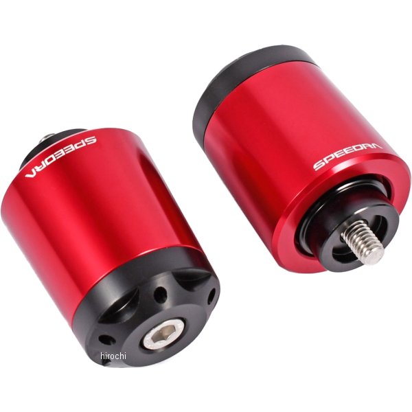 【メーカー在庫あり】 スピードラ SPEEDRA ハンドルバーエンド タイプA 21年以降 MT-09/SP 赤 ABEYP05R..