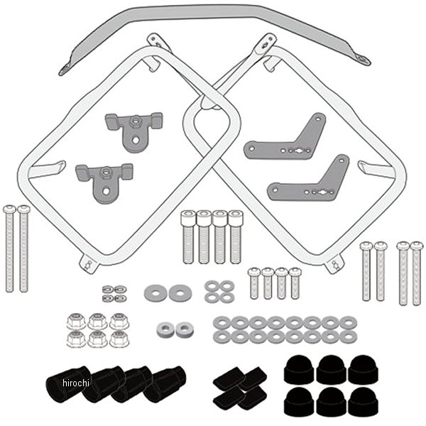 【メーカー在庫あり】 ジビ GIVI PLO8400CAM サイドケースホルダー 21年 PAN AMERICA1250 27687 JP店
