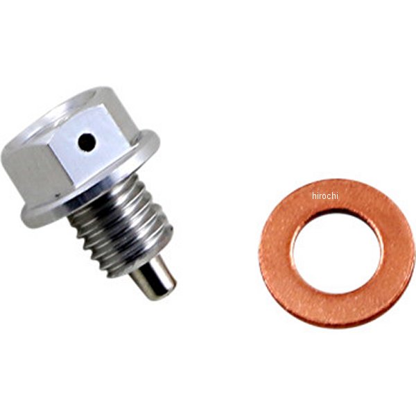 【USA在庫あり】 ムースレーシング MOOSE RACING DRAIN PLUG MAGNETIC SLVR 0920-0198 JP店