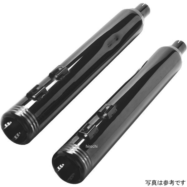 モーターステージ スリップオンマフラー ファットマン 17年以降 ツーリング 黒/ラウンドエンド黒 2017104 JP店