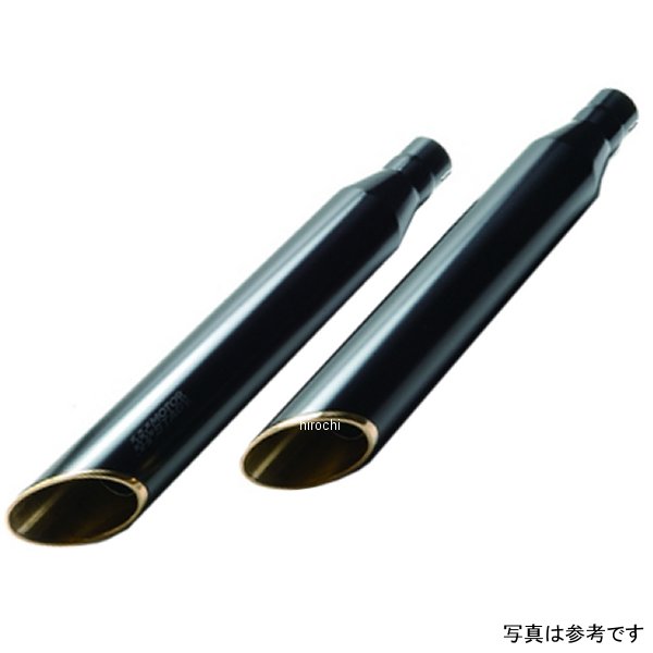Other - モーターステージ スリップオンマフラー 90スラッシュ 18年以降 FLHC、FLDC 黒/バフエンド 2018413 JP店