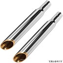 モーターステージ スリップオンマフラー 63ベビーブラス 18年以降 FLHC、FLDC クローム 2018541 JP店(2)