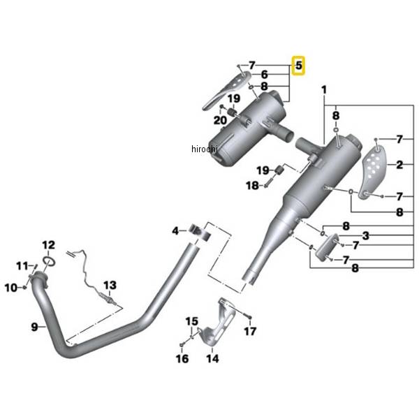 BMW純正 R マフラー 18127680994 JP店