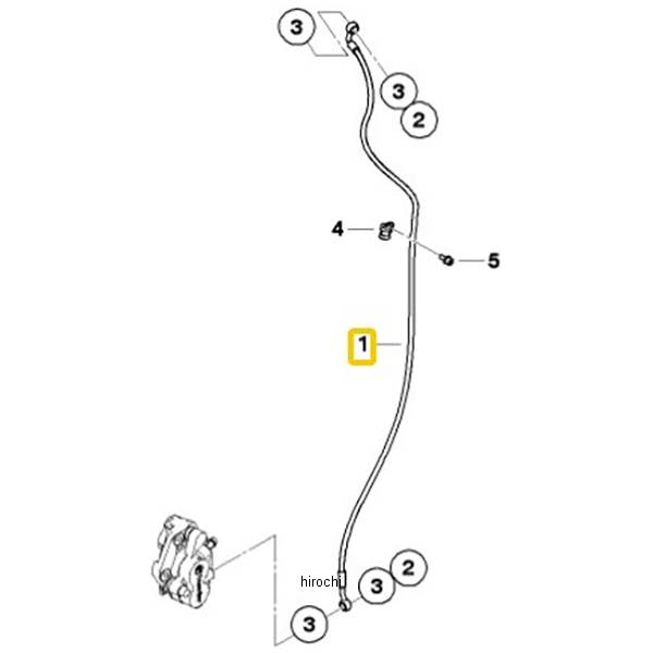 BMW純正 F ブレーキ ホース 34117724689 JP店