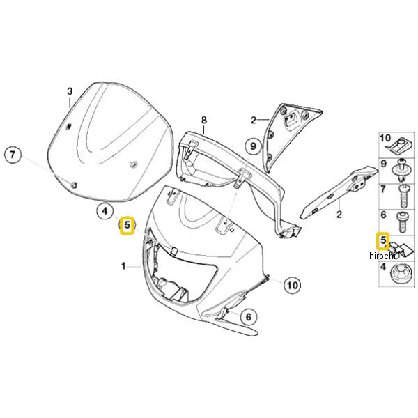 BMW純正 差込みナット 46637651209 JP店