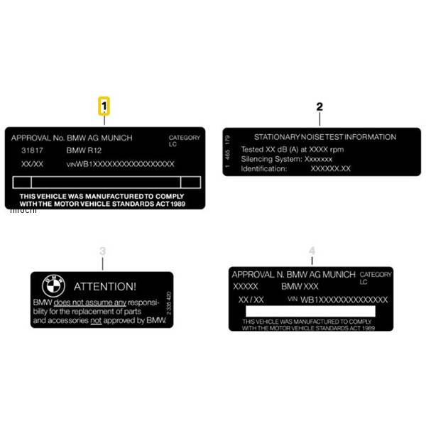 BMW純正 型式プレート 71248382771 JP店