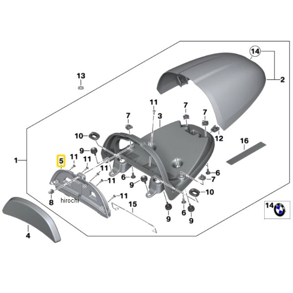 BMW純正 小物入れカバー キャリア 77348565830 JP店