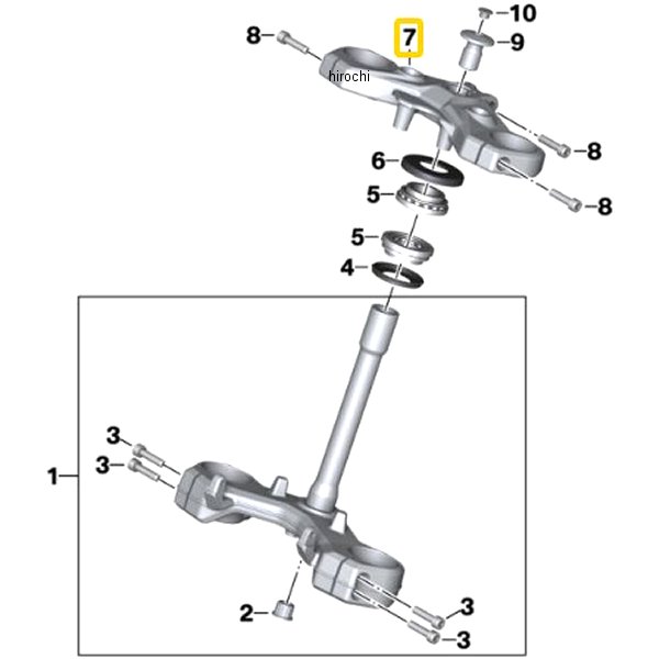 BMW純正 アッパー フォーク ブリッジ 31428554115 JP店