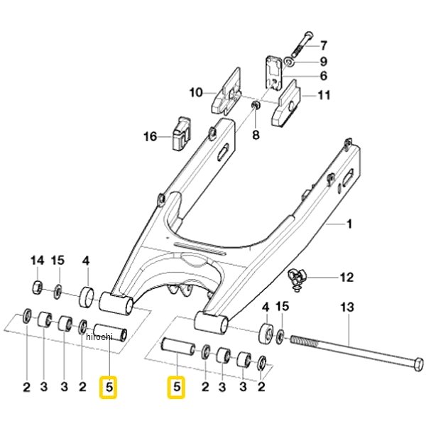 BMW純正 ベアリング ブッシュ 33177650205 JP店