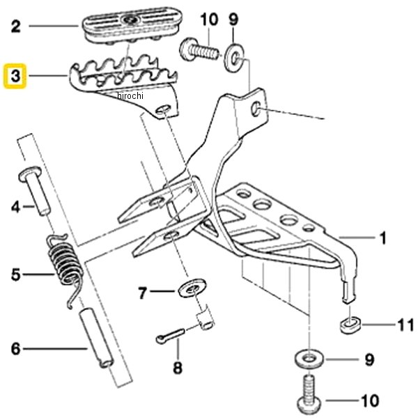 BMW純正 フット レスト LH 46717654663 JP店