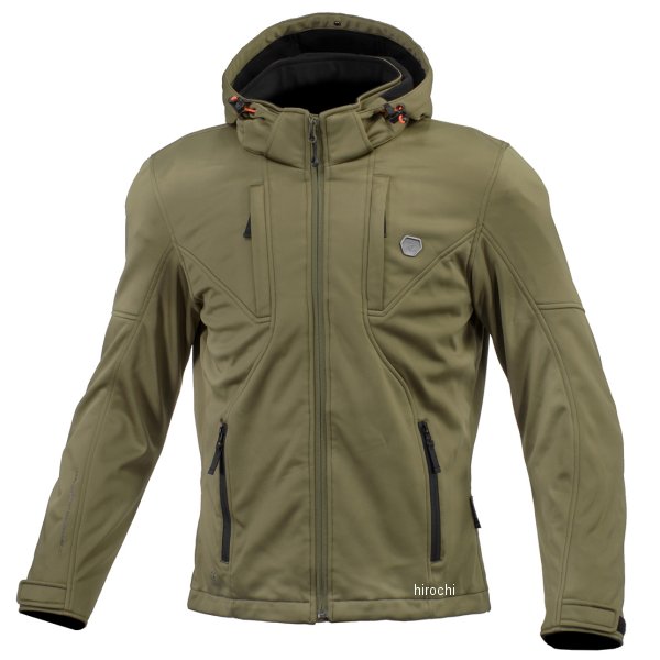 【メーカー在庫あり】 コミネ KOMINE 秋冬モデル プロテクトソフトシェルシステムパーカ オリーブ XSサイズ JK-6022 JP店