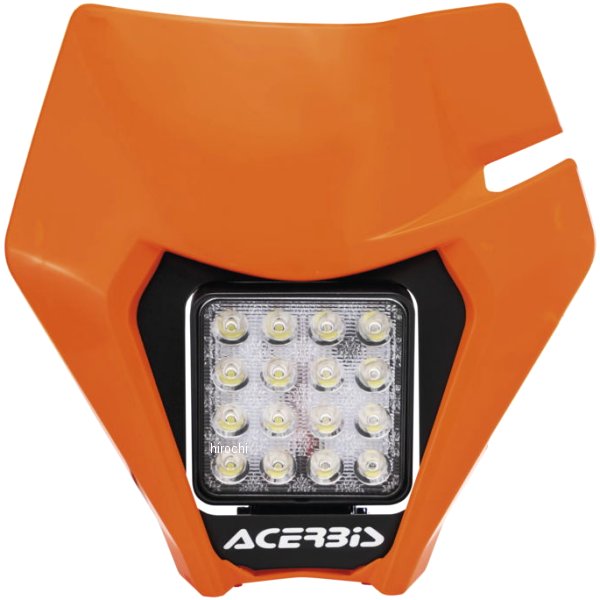 【USA在庫あり】 アチェルビス ACERBIS VSL ヘッドライト 20年-23年 KTM EXC-F350 オレンジ acb2801985226 JP店