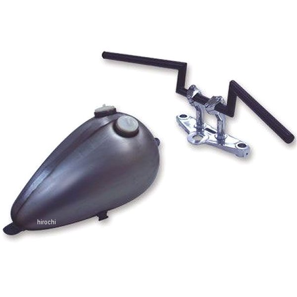 【メーカー在庫あり】 ガッツクローム Z BAR 4インチ ヘコミ有 黒 2050-0104 JP店