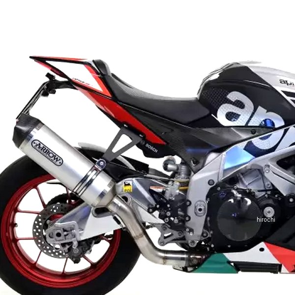 アロー ARROW スリップオンマフラー Race-Tech 15年-16年 RSV4RR/RF アルミ 71744AK+71627MI JP店