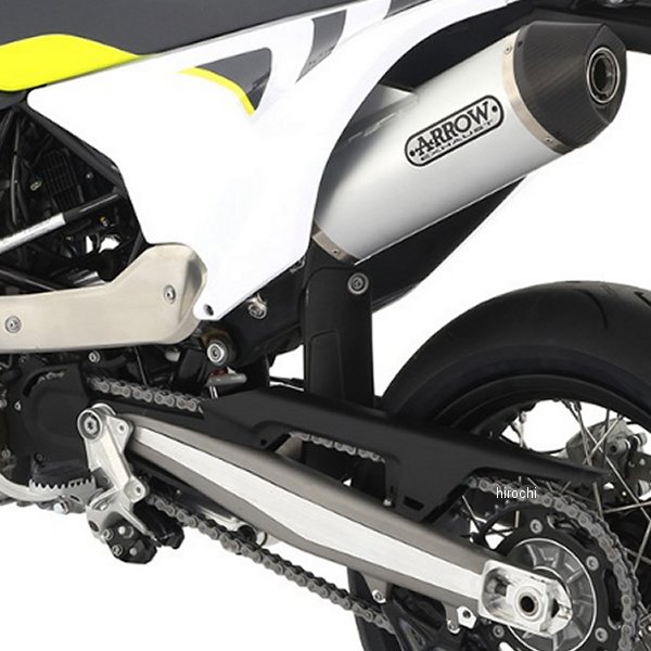 アロー ARROW スリップオンマフラー 中間パイプ付 Race-Tech 21年 701エンデューロ アルミ 72623AK-72175PZ JP店