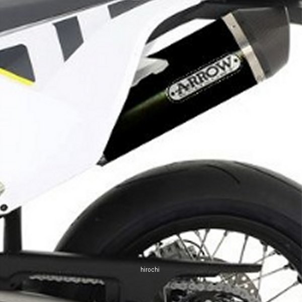 アロー ARROW スリップオンマフラー 中間パイプ付 Race-Tech 21年 701エンデューロ アルミダーク 72623AKN-72175PZ JP店