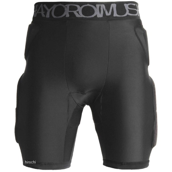 【メーカー在庫あり】 鎧武者 ショートヒッププロテクター(KEV) 黒 XLサイズ YM-1751BKXL JP店