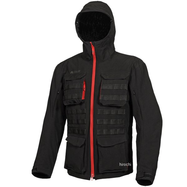 尼龍夾克 - フラッグシップ FLAGSHIP 秋冬モデル リフレイムジャケット 黒/赤 Lサイズ FJR-A215 JP店