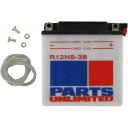 【USA在庫あり】 パーツアンリミテッド Parts Unlimited 液別 バッテリー 開放型 12V Y12N9-3B R12N9-3B JP店
