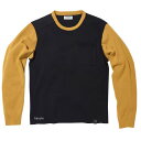 カドヤ KADOYA ニット RIDERS POCKET KNIT 黒/マスタード LLサイズ 6268 JP店