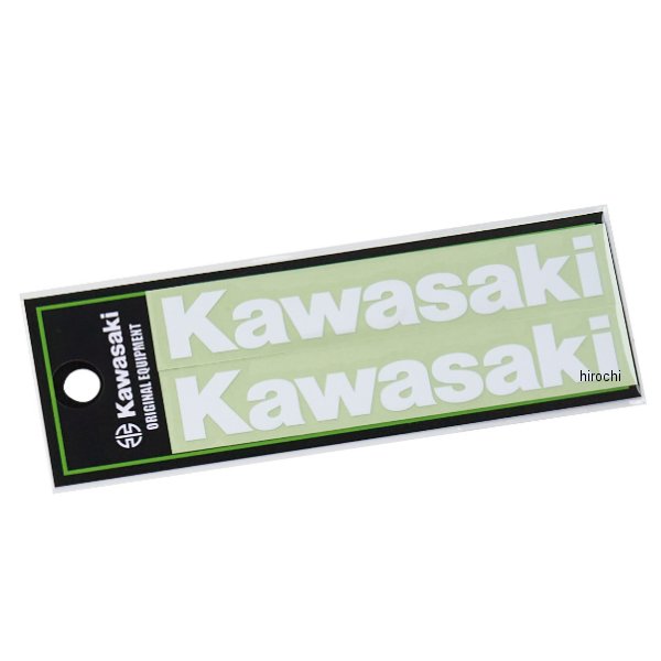 カワサキ純正 ロゴカッティングステッカー 白 S J7010-0164 JP店