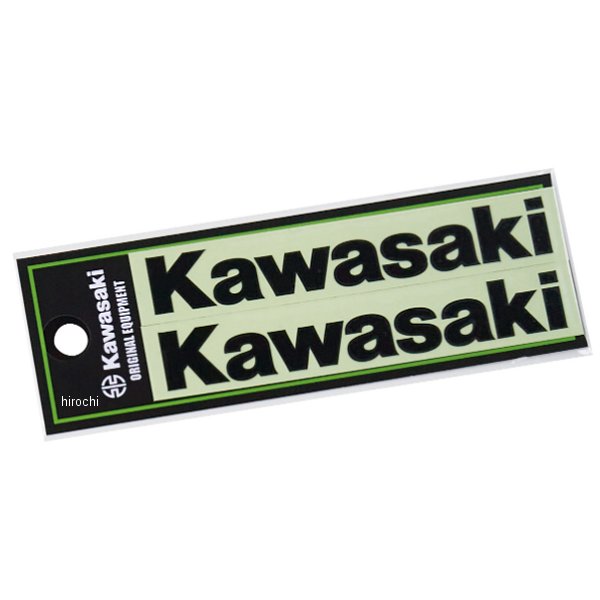 カワサキ純正 ロゴカッティングステッカー 黒 S J7010-0165 JP店