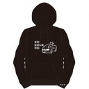 トヨタ ハイエース スウェットパーカ GO HIGHACE GO 黒 XLサイズ 2202TY02-58 JP店(2)