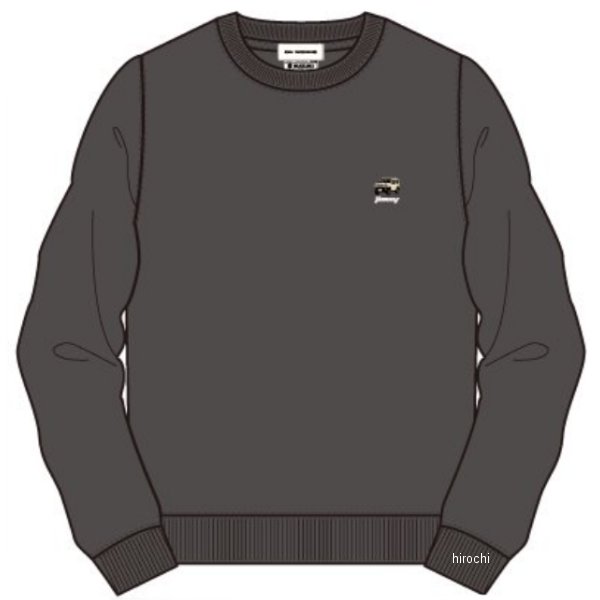 スズキ ジムニー スウェットシャツ 刺繍 チャコール Lサイズ 2202SZ02-53 JP店