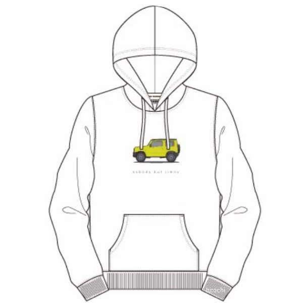 スズキ ジムニー スウェットパーカ 白 XLサイズ 2202SZ02-54 JP店